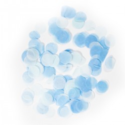 Confetti groot baby blauw