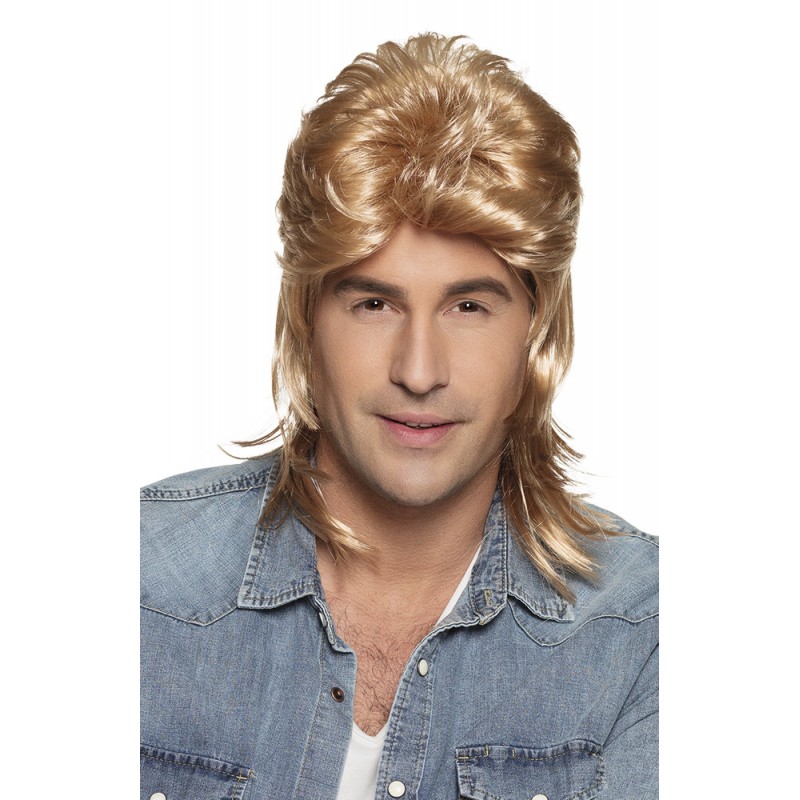 Pruik lang met mat blond