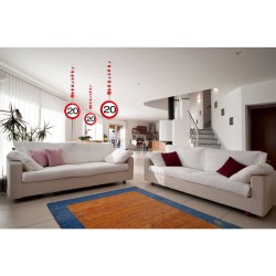 Hangdecoratie verkeersbord 20