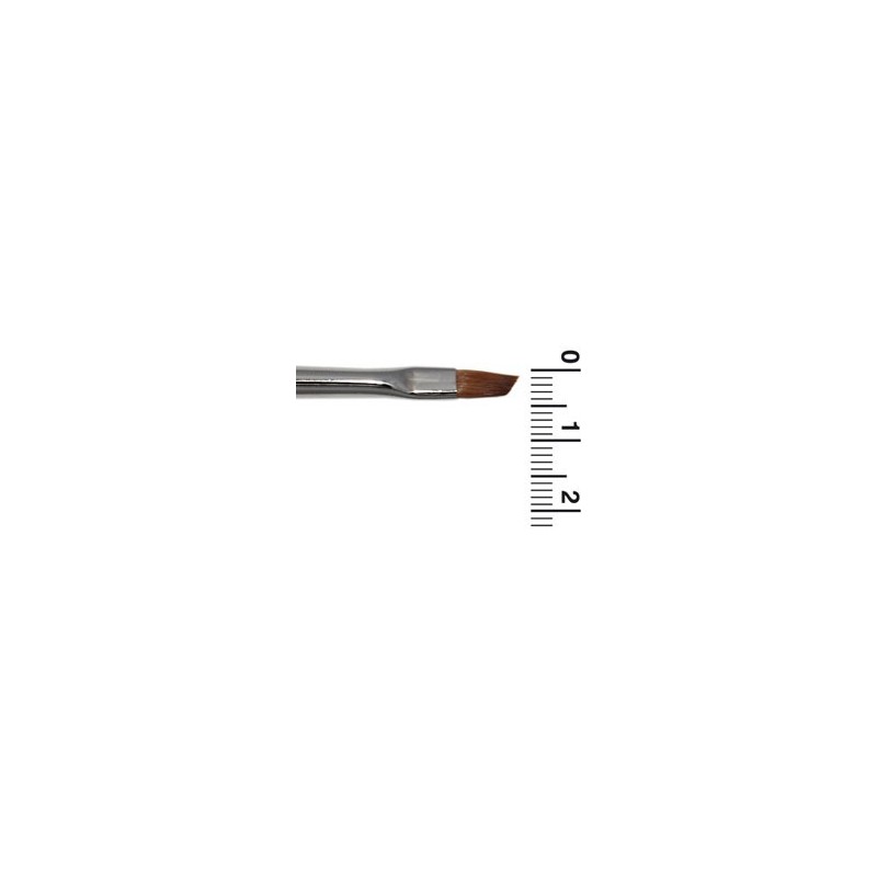 Penseel schuin rood marterhaar MS4