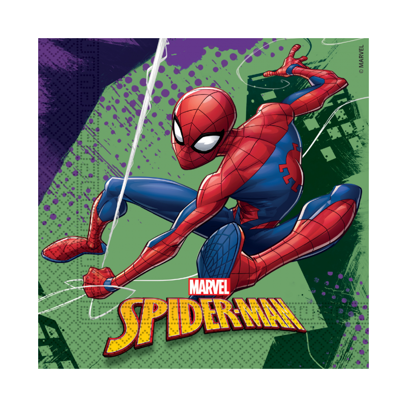 Servetten Spiderman Team Up