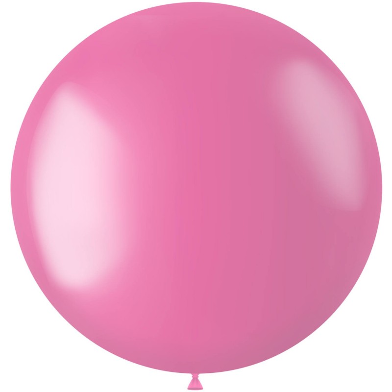 Ballon 78 cm metallic Bubblegum Pink