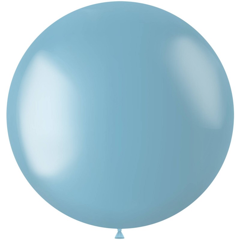 Ballon 78 cm metallic Sky Blue
