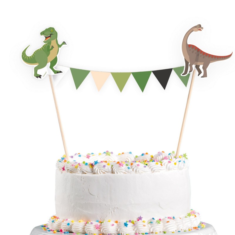 Taart decoratie happy Dinosaur