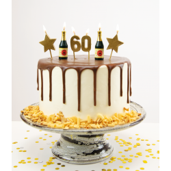 Party kaarsjes 60