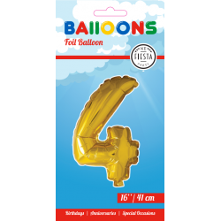 Folieballon goud 4