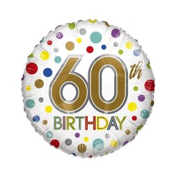 Heliumballon 60th Birthday