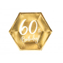 Borden goud 60th Birthday