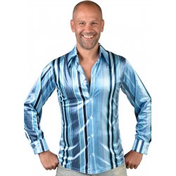 Overhemd strepen blauw