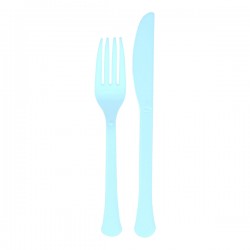 Bestek licht blauw