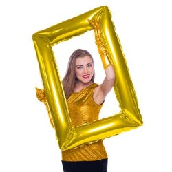 Frame fotolijst ballon goud